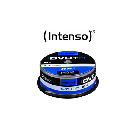 INTENSO DVD+R 4,7GB 16x Speed Cakebox 25pcs