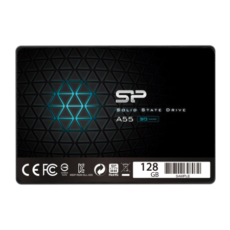 SSD SILICON POWER A55 128GB 2.5 SATA III 550-420MB/s 7mm TLC