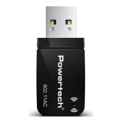 Ασύρματος USB αντάπτορας δικτύου PT-1450, 1300Mbps dual band WiFi