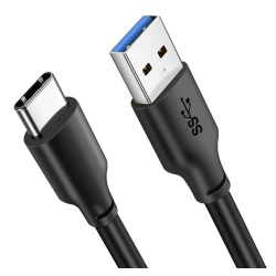 Καλώδιο CABLETIME CT-C160-U33-CMAMN USB 3.0 σε USB-C 3A 5Gbps 3m μαύρο
