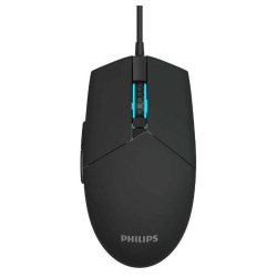 Ενσύρματο ποντίκι Philips SPK9304 RGB 6400DPI μαύρο USB