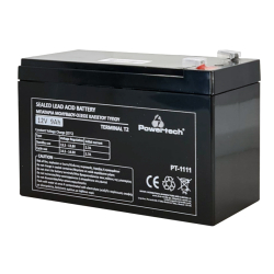 POWERTECH μπαταρία μολύβδου PT-1111 12V 9Ah T2