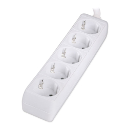POWERTECH πολύπριζο PT-871 5x schuko 16A 3m λευκό
