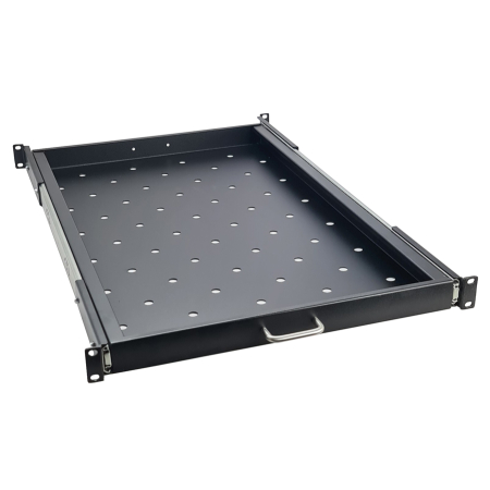 πτυσσόμενο ράφι 19 NETW-0020 για rack POWERTECH βάθους 1000mm μαύρο