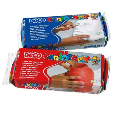 ΠΗΛΟΣ CARIOCA DECO 500GR ΛΕΥΚΟΣ