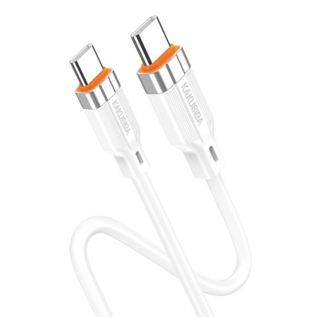 Καλώδιο σιλικόνης USB-C σε USB-C KAKUSIGA KSC-995-CC 100W 480Mbps 1m