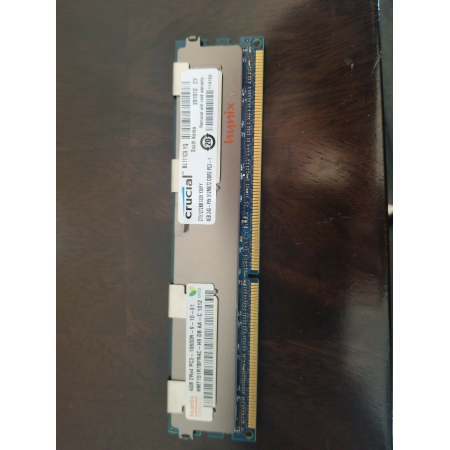 RAM R-Dimm (Server) Hynix 4GB PC3-8500 DDR3-1066MHz 2Rx4 CL7 ECC Refurbished