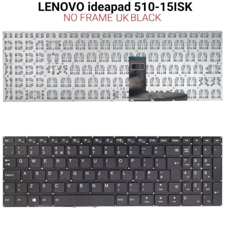Πληκτρολόγιο lenovo Ideapad 510-15ISK No Frame US