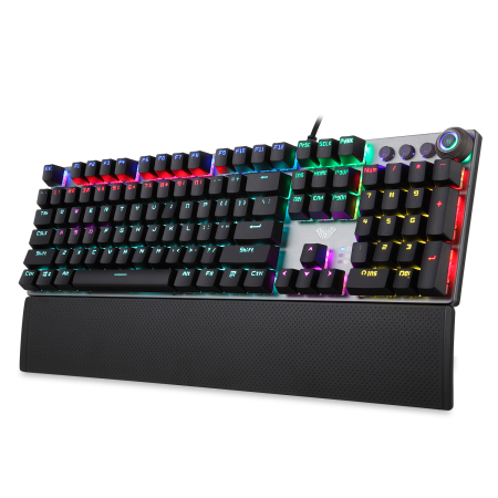 Ενσύρματο Gaming Μηχανικό Πληκτρολόγιο AULA F2058 EN/GR