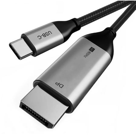 Καλώδιο USB-C σε DisplayPort CABLETIME 4K/30Hz 1.2m