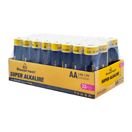 Mπαταρίες Powertech Super Αλκαλικές 1.5V AA LR6 32τμχ