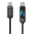 USAMS καλώδιο USB-C SJ744 100W 480Mbps 1.2m μαύρο