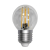 Διακοσμητική λάμπα led filament Ε27 4W 230V 2800k θερμό λευκό φως 420lm σφαιρική G45 διάφανη